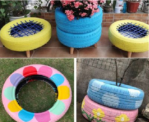 柳州墙体彩绘-变废为宝