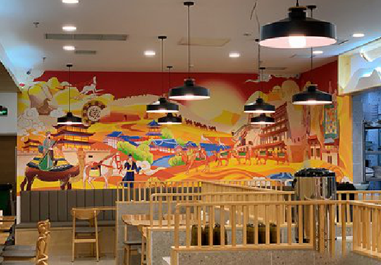 柳州商业空间彩绘介绍。