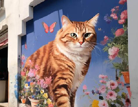 柳州自己绘制有个性的手绘墙