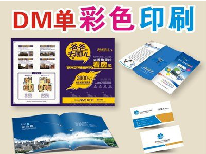 柳州单页印刷,色彩搭配简单。